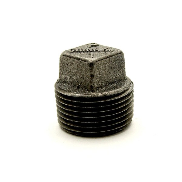 Thrifco Plumbing 2 Inch Black Steel Plug 8318097 - main